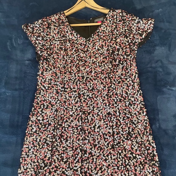 Rose and Gold Sequin Vince Camuto Dress - Picture 1 of 4